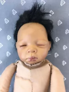 12 BB19 - Newborn African American Baby Smol Small - Picture 1 of 17