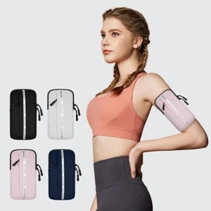 Large Capacity Cell Phone Arm Bag Breathable Jogging Bags for Exercise Workout - Zdjęcie 1 z 17