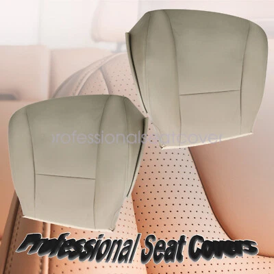 2007-2012 For Lexus LS460 Front Driver+Passenger Bottom Replacement Seat Cover - Image 1 of 4