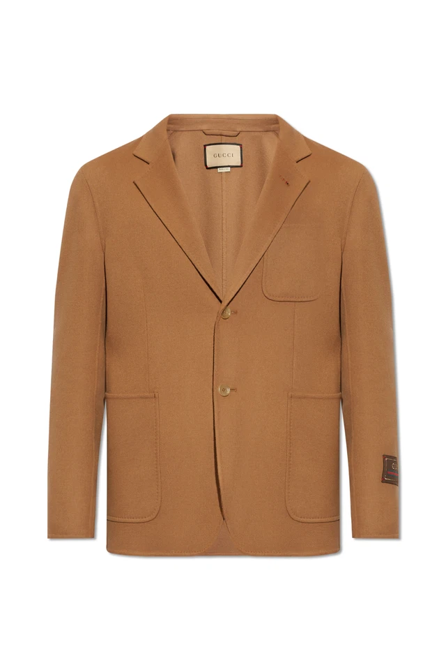GUCCI Camel Wool Double Breasted Blazer Jacket New & Authentic - Image 1 of 1