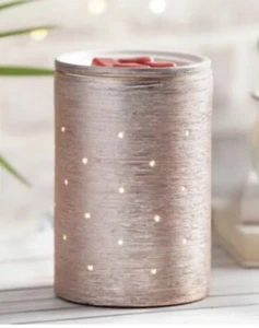 Scentsy ETCHED CORE ROSE GOLD Warmer NEW - Picture 1 of 10