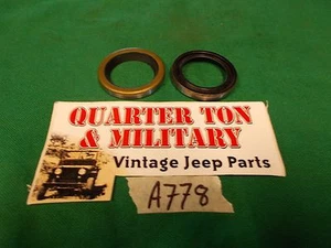 Outer Axle Seals pair Dana 25 front A-778 Fits Willys MB Ford GPW jeep - Picture 1 of 3