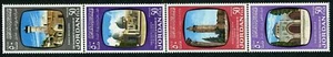 Jordan 388-395a strips,hinged.Michel 378-385. 1963.Churches,Basilica,Mosques. - Picture 1 of 1