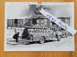 York PA Fire 1965 Original Pressefoto Grantly Spring Garden Engine Feuerwehr - Bild 1 von 3