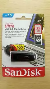 32GB SanDisk Ultra USB 3.0 Flash Drive - Picture 1 of 3