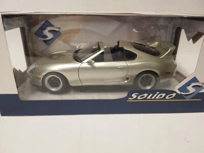 Solido Toyota Supra MK4 quick silver fx 1998 1/18 S1807604 - Immagine 1 di 3