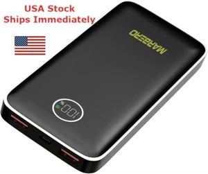 10000mAh 22.5W Battery Pack Portable Charger Power Bank Three USB ports - Picture 1 of 4