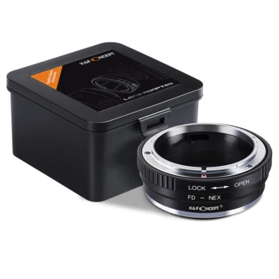 K&F Concept Adapter for Canon FD Mount Lens to Sony E NEX Camera a7R a9 NEX-5N  - Image 1 of 4