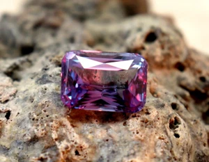 Color Change Natural Alexandrite Emerald Cut 6.50 Ct CERTIFIED Loose Gemstone - Picture 1 of 6