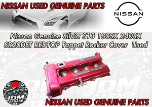 Nissan Genuine Silvia S13 180SX 240SX SR20DET REDTOP Tappet Rocker Cover Used - Picture 1 of 7