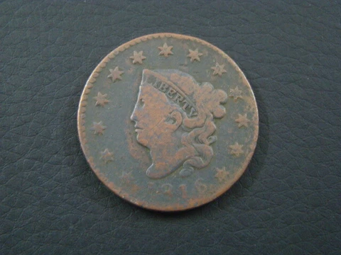 1816 Coronet Head Large Cent Good+ 10905 Cover
