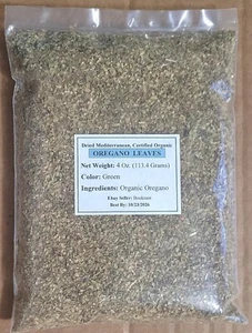 💚💚 Oregano Leaves Mediterranean Organic Dry Fresh 1/4 to 1.0 Lb Options 💚💚 - Picture 1 of 3