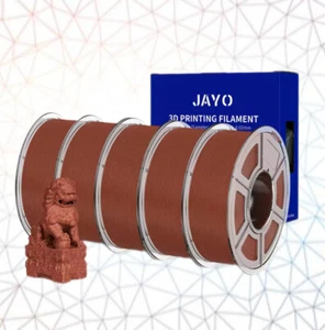 Nieuwe Jayo High Speed PLA Marble marmer Brick Red 3D filament - Afbeelding 1 van 3