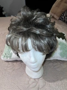 Foxy Silver Synthetic Hair Full Wig - Picture 1 of 10