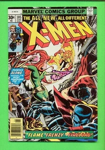 Uncanny X-Men #105 (1977) NEWSSTAND EDITION FIRELORD ID: 25-322 - Picture 1 of 2