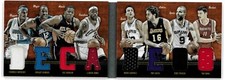 2011-12 Preferred Decade 00 Game-Used Booklet Lebron James Yao Anthony Manu /199