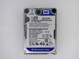 WD10TPVT Western Digital Scorpio Blue 1TB,Internal,5200 RPM, 2.5" WD - Picture 1 of 1