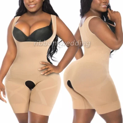 Body Fajas Colombianas Reductoras Modelador Levanta Cola Post Cirugía Bajo Busto Foto 1 de 4