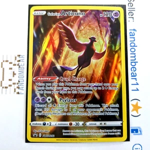 Galarian Articuno FULL ALT ART Black Star Promo card SWSH282 SWSH 2023 LP - Picture 1 of 6