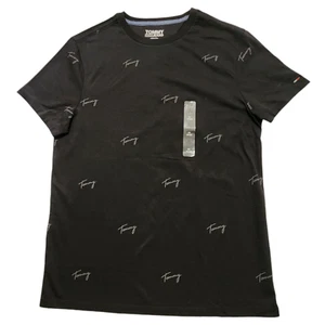 Tommy Hilfiger Hombre Manga Corta Cuello Redondo Algodón Estampado Gráfico Camiseta Talla XS - Imagen 1 de 16