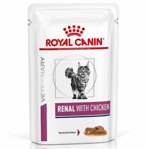 Royal Canin Renal VHN Cat Food Wet Chicken 48 x 85g pouches