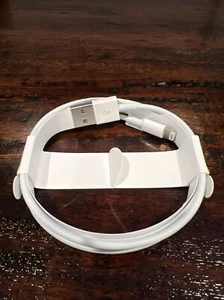 Apple USB Lightning Cable Cord 1M(3.3ft) / AUTHENTIC OEM/FAST CHARGE/ OPEN NEW - Zdjęcie 1 z 3