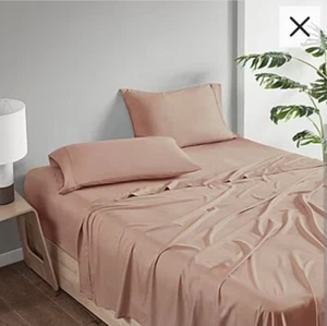 Beautyrest 400 Thread Count Wrinkle Resistant Cotton Sateen Bedding Sheet(WS55) - Picture 1 of 4