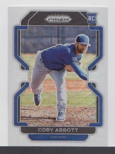 CORY ABBOTT : MLB - 2022 - PANINI PRIZM WHITE WAVE PRIZM RC - CARD No # 181 - Picture 1 of 2