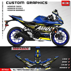 Kungfu Graphics Motorcycle Decal Custom Stickers for Yamaha YZF-R3 2019-2023 - Imagen 1 de 8