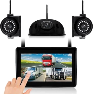 Woocarty WF703 Camera System For Rv, Bus, Trailer 3 camera, 7in screen - Picture 1 of 7