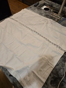 Pair Crisp, White Egyptian Cotton  32" oversized  Euro Pillow Shams Beddingstar - Picture 1 of 14