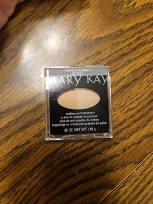 Mary Kay IVORY 2 Endless Performance Creme to Powder Foundation .35 oz BNIB - Image 1 of 3