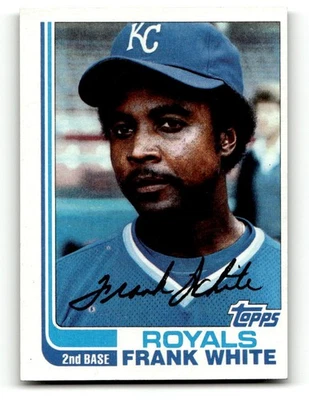 1982 Topps #645 Frank White - Image 1 of 2