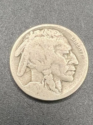 Buffalo Nickel-1920-S, partial date - Image 1 of 3