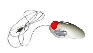 Logitech T-BC21 USB Optical Trackman Marble Mouse Trackball Tested - Picture 1 of 6