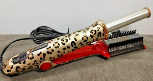 InStyler Rotating Hot Iron 3/4" Barrel Leopard IS1001 *Tested Working* - Picture 1 of 8