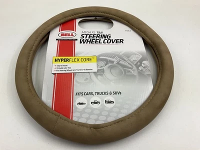 Hopkins 97385-9 Brown / Tan HyperFlex Steering Wheel Cover 14.5"-15.5" Diameter - Image 1 of 4