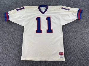 Vintage Phil Simms Jersey Men Large White New York Giants NFL Sand Knit USA 80s - Picture 1 of 10