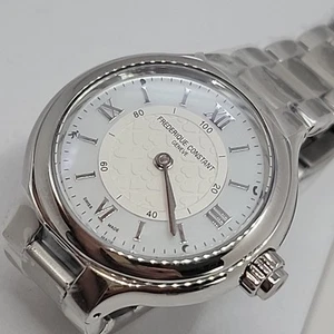 Reloj inteligente horológico Frédérique Constant blanco madreperla para mujer - - Imagen 1 de 6
