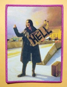 Ozzy Osbourne Hitchhiking To HELL Battle Patch 🤘purple border Ozzfest 🦇🕊️🦇 - Bild 1 von 3