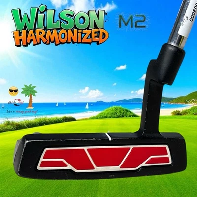 Putter Wilson's Harmonized M2 para diestros 35" eje de acero empuñadura Wilson original Foto 1 de 4