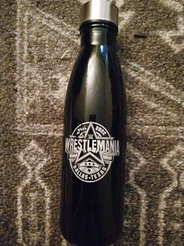 wrestlemania 38 Water Bottle Cover