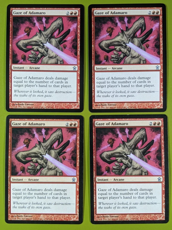 Gaze of Adamaro x4 Saviors of Kamigawa 4x Playset Magic the Gathering MTG - Image 1 of 1