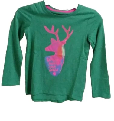 Carhartt Young Hearts Run Wild Long Sleeve Shirt CA9507 Girls/Kids/Youth sz 10 - Image 1 of 3