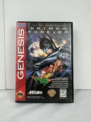 Batman Forever Sega Genesis CiB Excellent condition tested works ( 1995) - Image 1 of 4