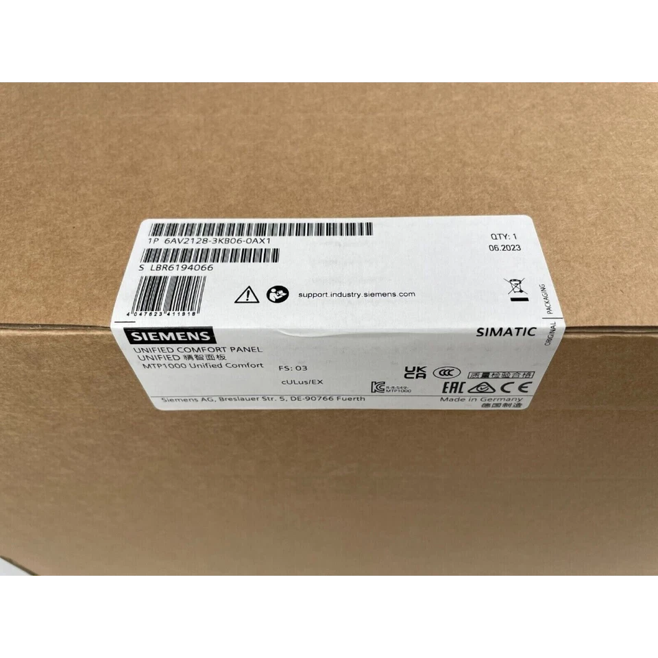 1PC Unopened Siemens 6AV2128-3KB06-0AX1 Fast Ship