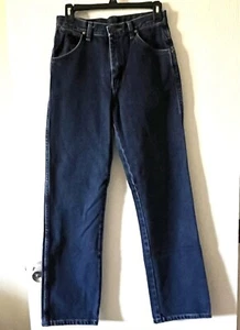 Boys Youth Wrangler Western Cowboy Relaxed Seat Adjustable Waist Jeans 16 Reg - Picture 1 of 7
