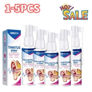 30ml Tinnitus Spray Ear Ringing Relief Relieving Ear Drops Hearing - 1/2/3PCS - Picture 1 of 15