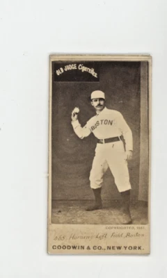 1888 N172 Old Judge Tobacco Baseball #235-2 Joe Horning Boston - Image 1 of 3