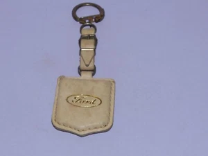 Porte cle - FORD - GARAGE SAX MULHOUSE - EN CUIR - ANNEES 1960 - Imagen 1 de 1